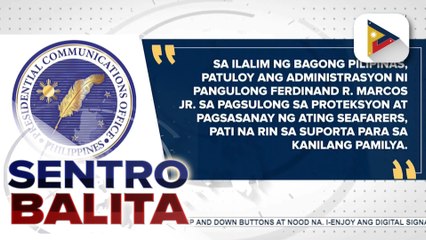 PCO, binigyang-pugay ang mga Pilipinong marino