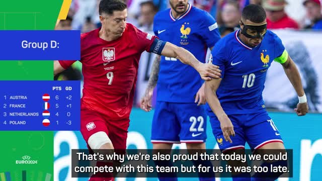 Group D standard was like playing in the quarter-finals, says Lewandowski