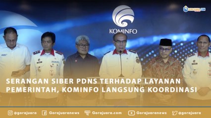 SERANGAN SIBER PDNS TERHADAP LAYANAN PEMERINTAH, KOMINFO LANGSUNG KOORDINASI