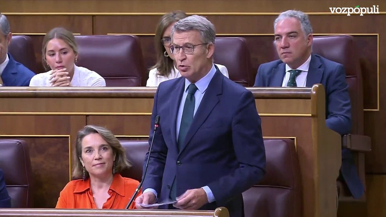 Feijóo exige a Sánchez cesar a García Ortiz, que el TC deje de "manosear" al TS y aclarar la "corrupción" familiar