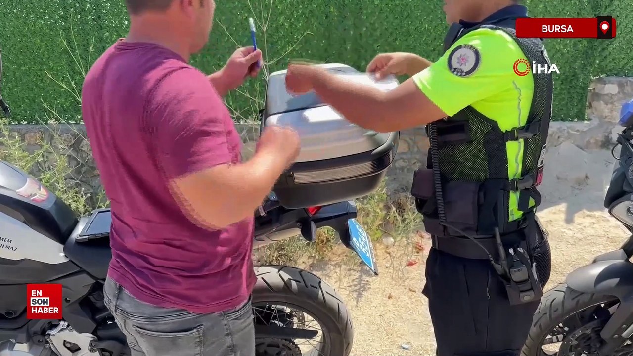 Bursa'da tehlike saçan hafriyat kamyon sürücüleri teker teker yakalandı