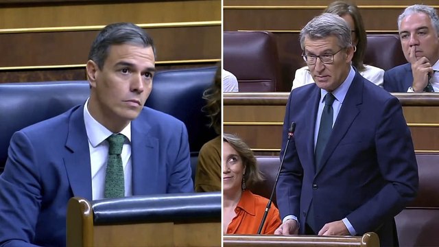El intenso cara a cara de Feijóo y Sánchez lleno de reproches