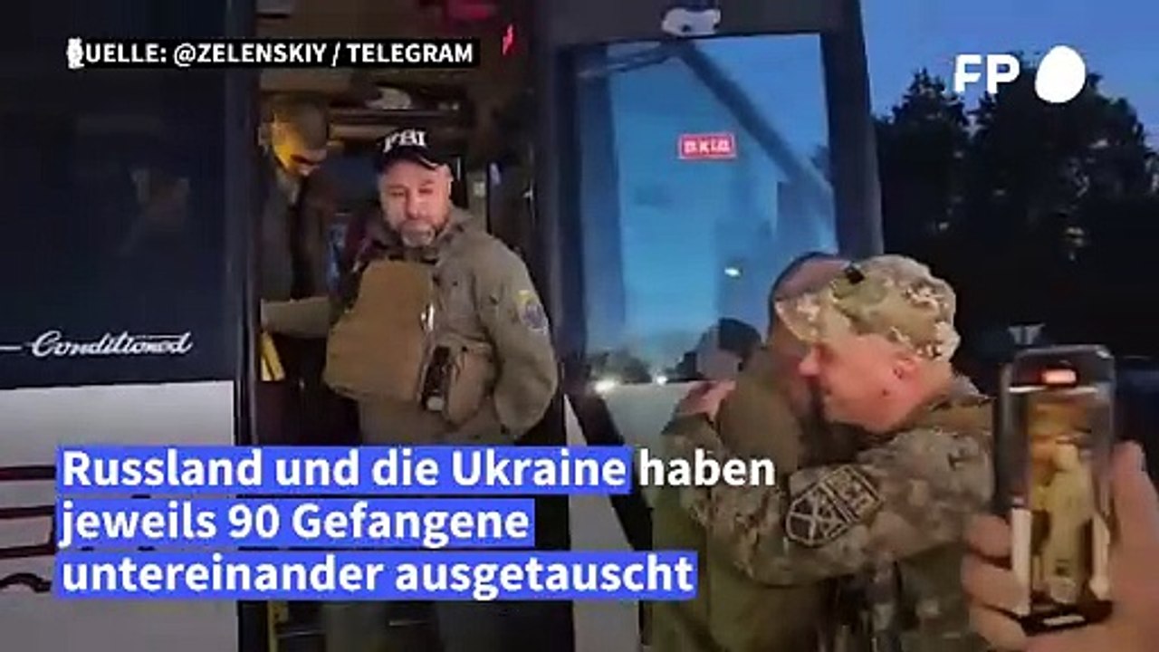 90 Gefangene zwischen Russland und Ukraine ausgetauscht