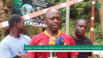 [#Reportage] Akanda : Privés d'eau, d'électricité et de route, les habitants de Santa Clara Park crient à l'aide