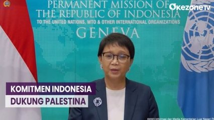 Indonesia Tegaskan Dukungan ke Palestina di Acara 75 Tahun Deklarasi HAM di Jenewa