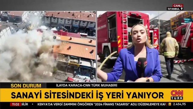 Sultangazi Oto Sanayi Sitesi'nde yangın!