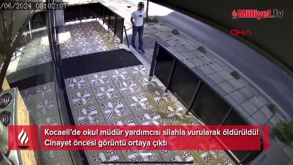 Müdür yardımcısını öldürmüştü: Cinayet öncesi görüntüsü ortaya çıktı