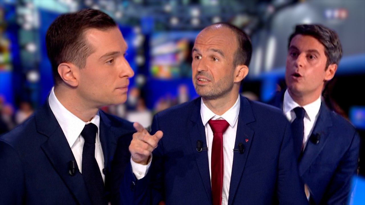 Jordan Bardella se fait attaquer par Gabriel Attal et Manuel Bompard sur l'impôt