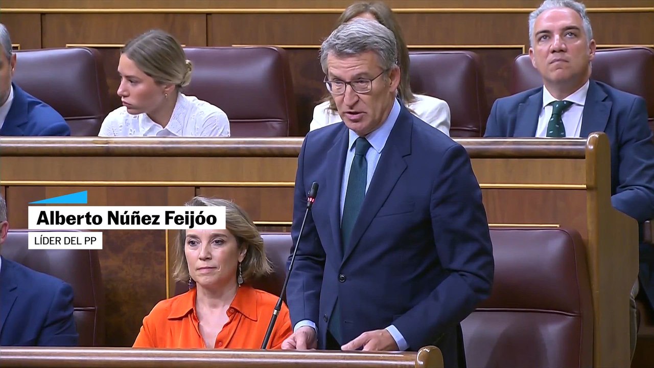 Cara a cara entre Sánchez y Feijóo en el Congreso - Vídeo Dailymotion