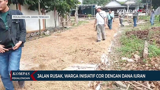 Pengecoran Jalan Viral di Pekalongan, Warga Patungan Rp84 Juta