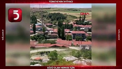 Köyde su krizi: Muhtar cami hoparlöründen sitem etti