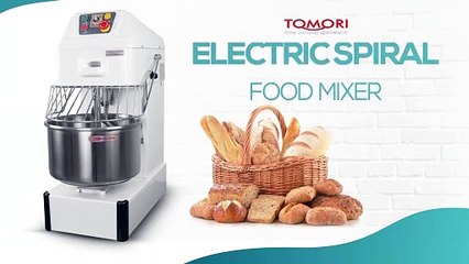 FOOD MIXER SPIRAL ELECTRIC DENGAN PENGATUR KECEPATAN - TOMORI SPIRAL MIXER