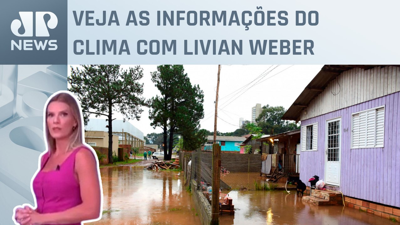 Rio Grande do Sul tem alerta para temporais nesta quarta (26) | Previsão do Tempo