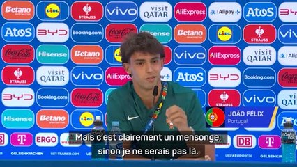 Portugal - João Félix en clash avec Martinez ? “Un mensonge, je suis juste allé aux toilettes”
