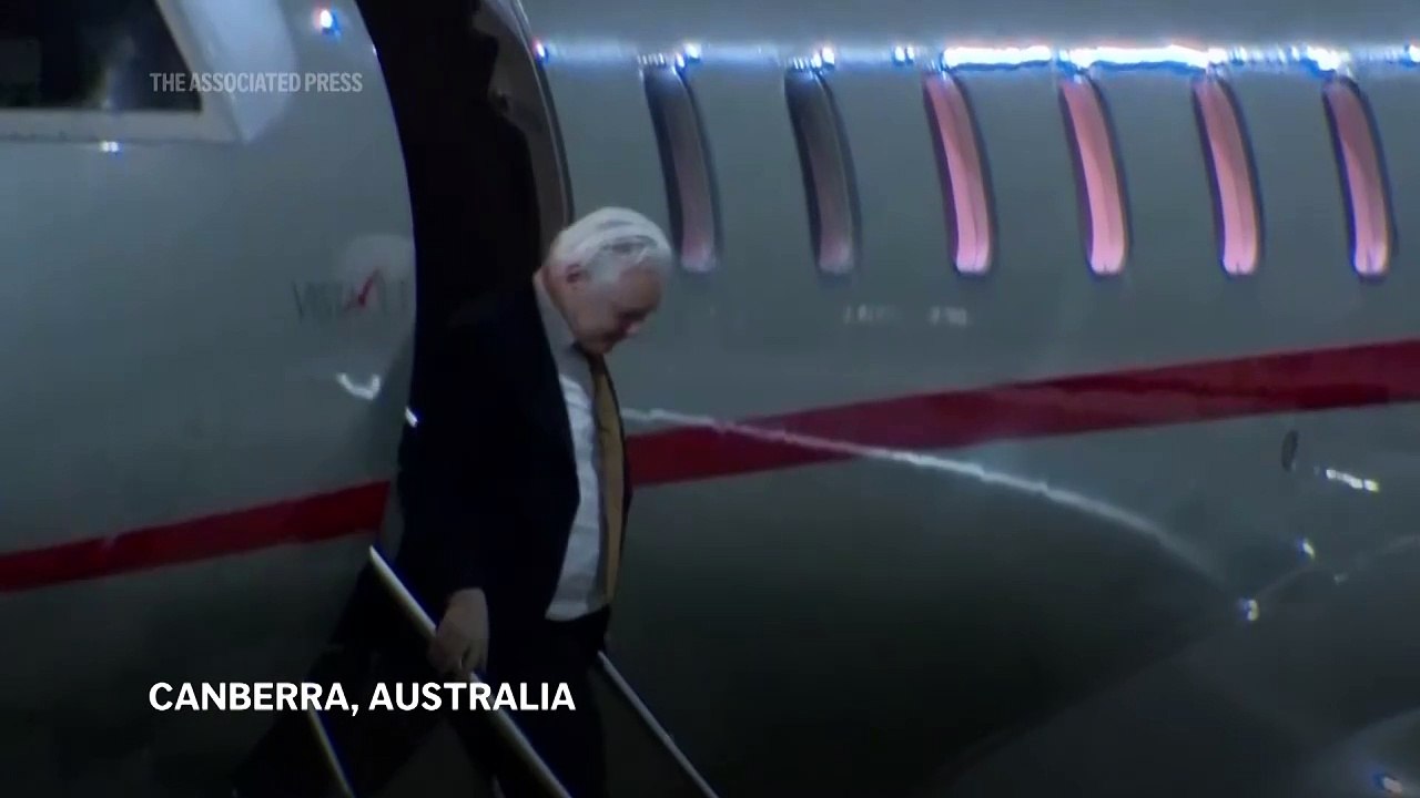WikiLeaks’ Julian Assange arrives in Australia