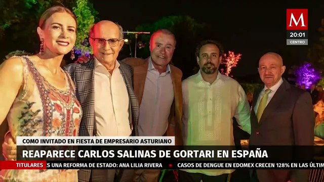 Salinas de Gortari reaparece en España con Quirino Ordaz Coppel. Pedro Gamboa, 25 de junio 2024