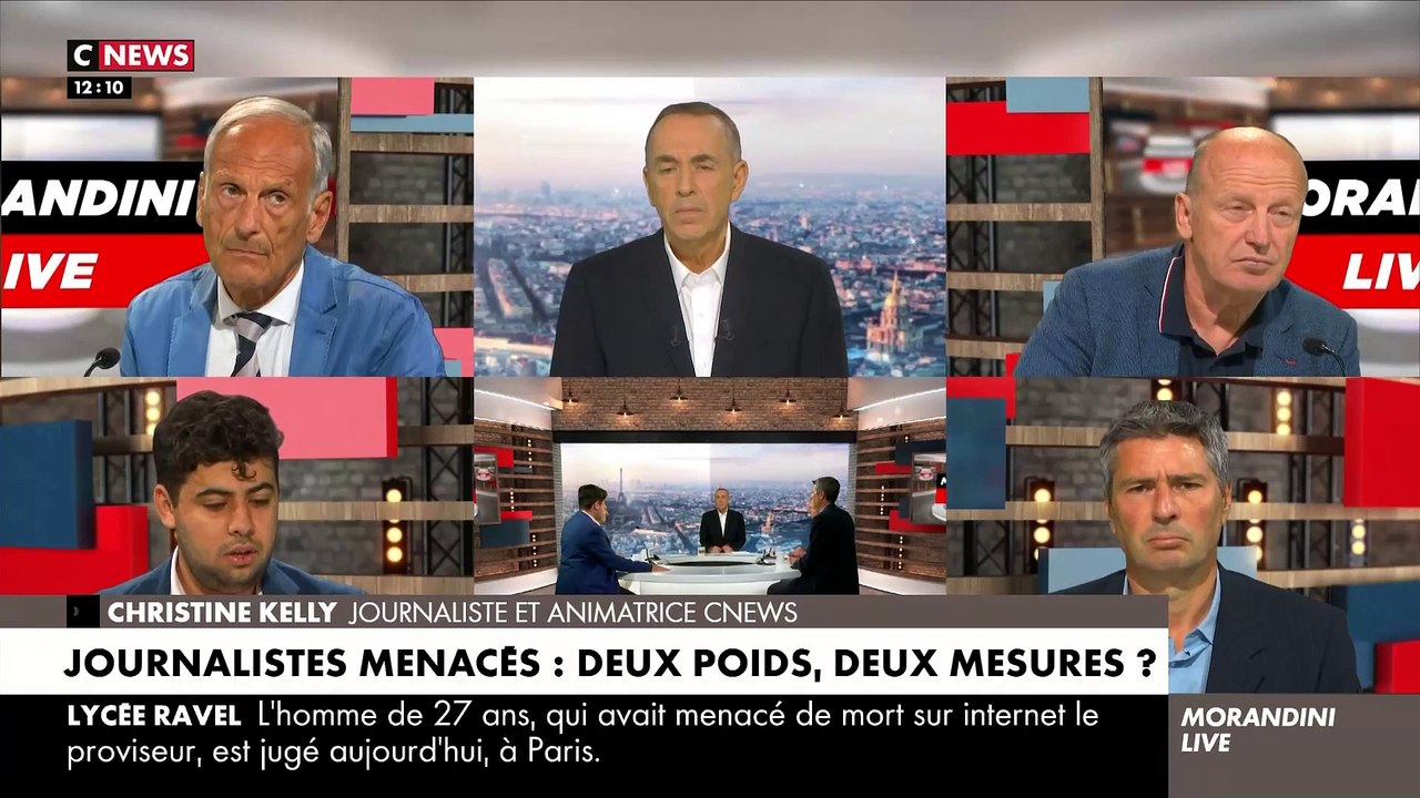 Colère de Christine Kelly dans "Morandini Live": "Tout le monde se mobilise contre les menaces de mort à Karim Rissouli car il est du bon côté! Pour moi, personne n'a bougé. Aucun soutien politique, aucun article, aucune dépêche!" - Regardez