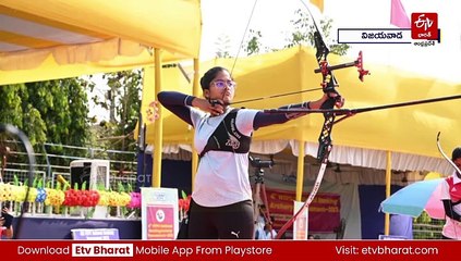 విలువిద్యలో రాణిస్తున్న విజయవాడ  యువతి