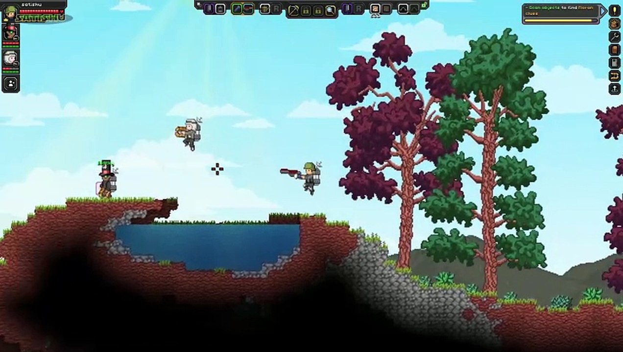 Notfall-Zelt bei der Suche nach Hinweisen. | Starbound | Ep. 24