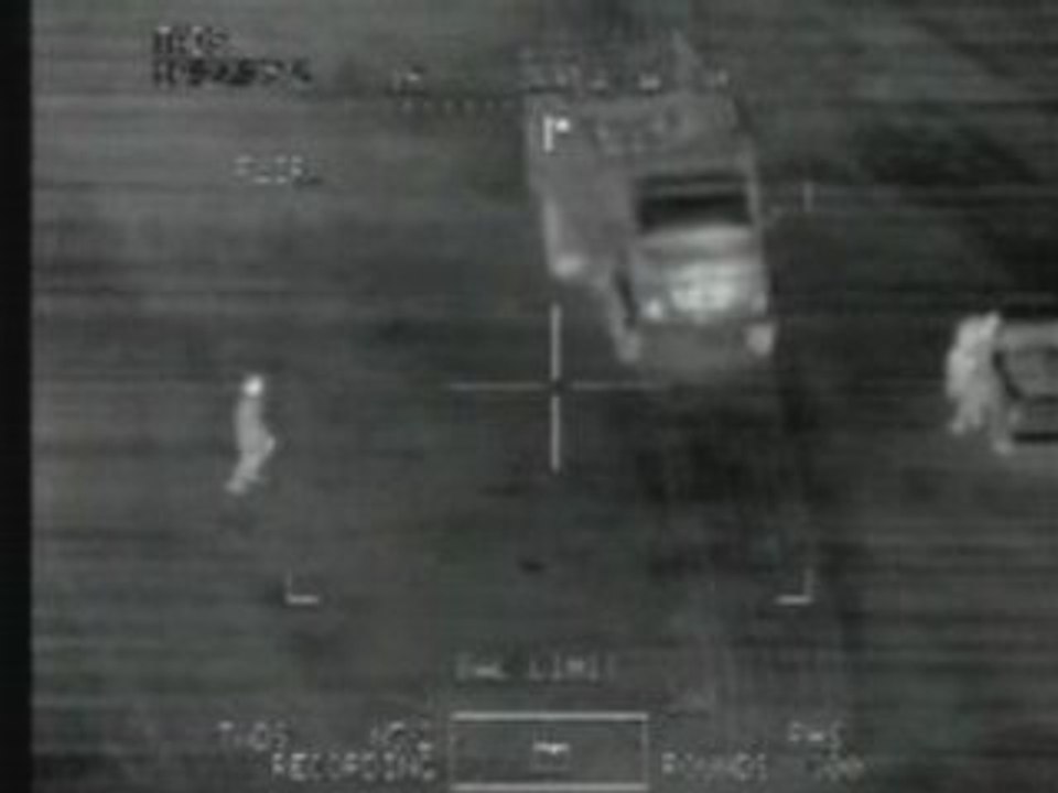 licopter Forward Looking Infra-Red (FLIR) Kills of People