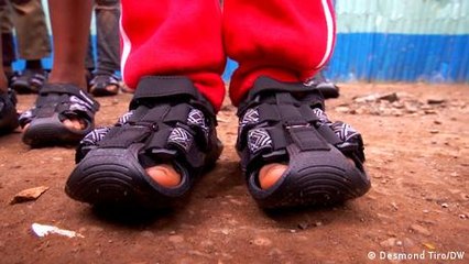 Kenya: The shoes giving confidence to impoverished children