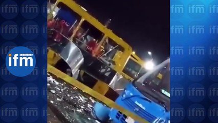 Explosión en patio taller de SITP en el sur de Bogotá