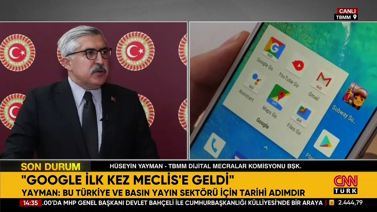 Hüseyin Yayman CNN TÜRK'te anlattı: Google ilk kez TBMM'ye geldi! Meclis'te tarihi bir adım attık!