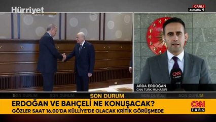 Cumhurbaşkanı Erdoğan ile Devlet Bahçeli bir araya geliyor