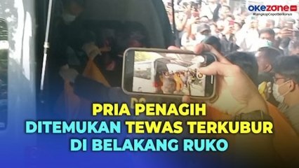 Sempat Hilang, Pria Penagih Ditemukan Tewas Terkubur di Belakang Ruko di Palembang