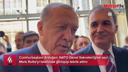 Cumhurbaşkanı Erdoğan: NATO Genel Sekreterliğine seçilen Mark Rutte'yi telefonda görüşüp tebrik ettim