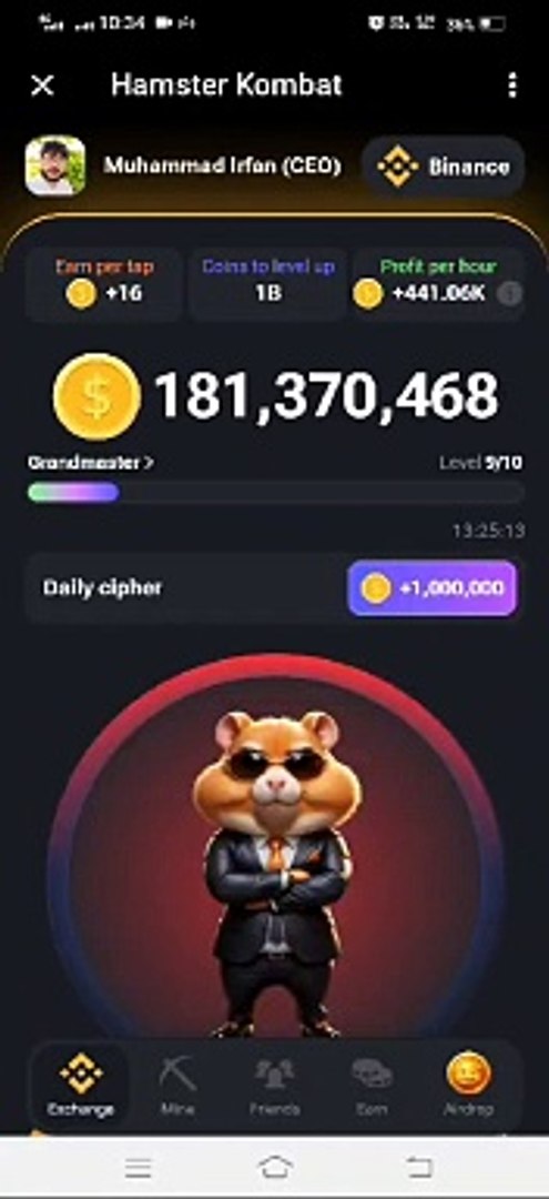 Hamstar kombit New Earning game telegram