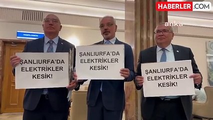 Milletvekilleri Elektrik Kesintilerine Tepki Gösterdi