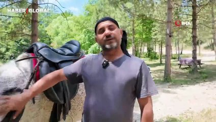 "Allah" denilince şaha kalkan atın görüntüleri gündem oldu