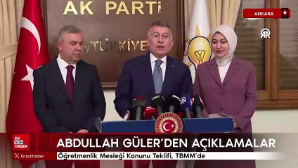Öğretmenlik Mesleği Kanunu Teklifi, TBMM'de