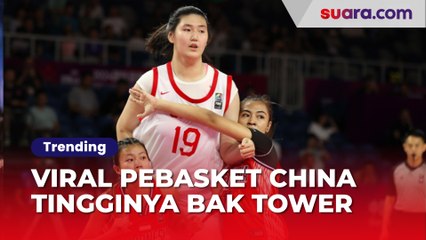 Viral Pebasket China Tingginya Bak Tower, Bikin Pemain Timnas Indonesia Mati Kutu