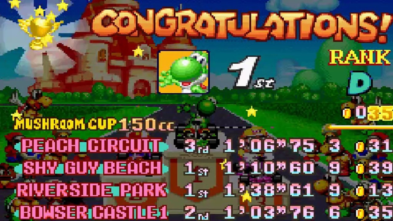 [Walkthrough] Mario Kart Super Circuit - Partie 17 - Coupe Champignon + Coupe Fleur 150cc