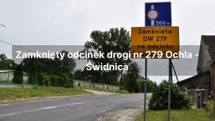 Gazeta Lubuska. Prace na drodze Ochla - Świdnica