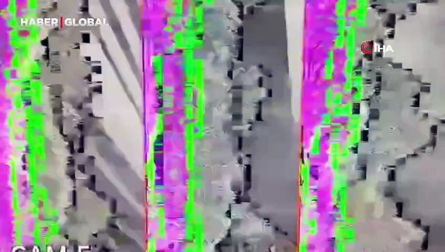 1 kişinin yaralandığı olayın görüntüleri ortaya çıktı: Tavan böyle çöktü