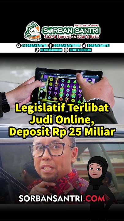 Legislatif Terlibat Judi Online, Deposit Rp 25 Miliar