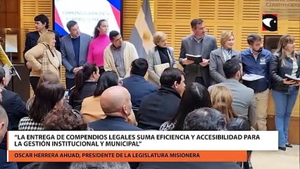 “La entrega de compendios legales suma eficiencia y accesibilidad para la gestión institucional y municipal”