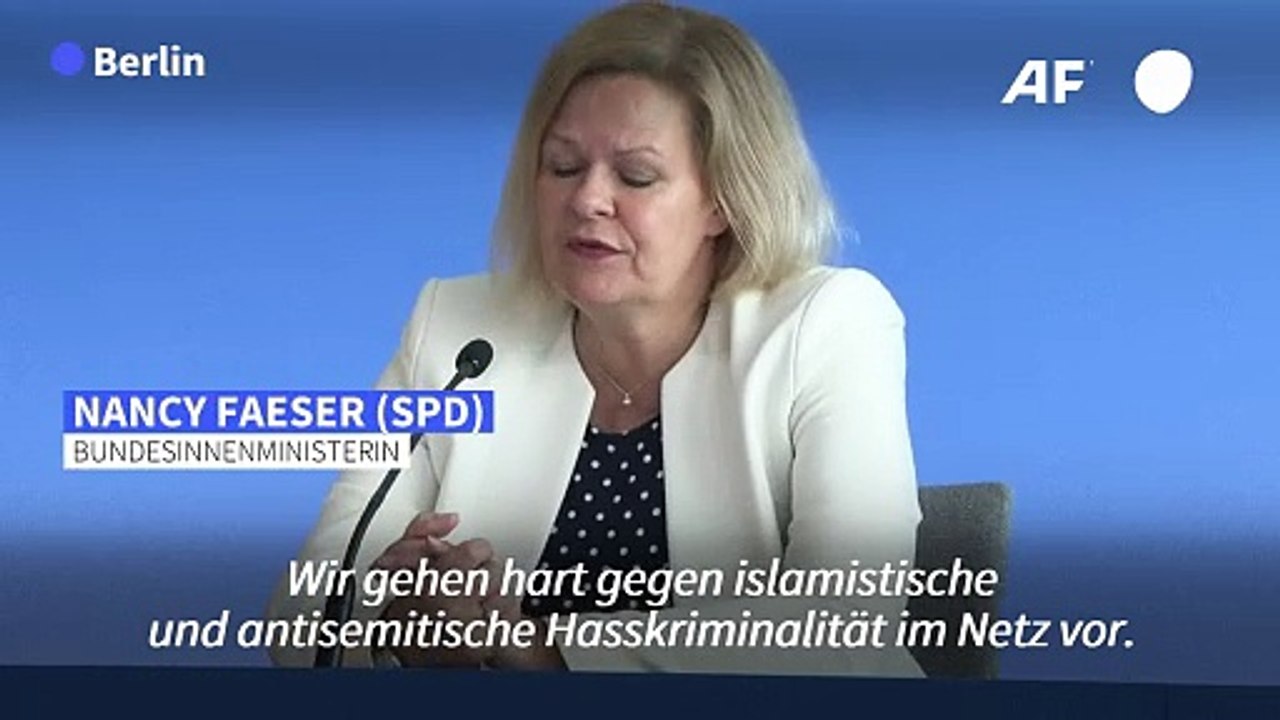 Faeser: 'Islamistische Hetzer haben in unserem Land nichts zu suchen'