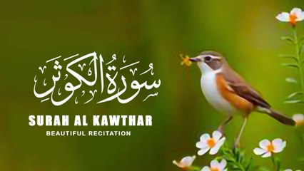 Surat Al-Kawthar (The Abundance)  سورة الكوثر | Beautiful Recitaion Of Quran