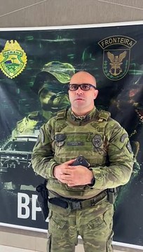 Capitão Namur Zandoná fala sobre a apreensão de quase 400 quilos de maconha em Umuarama