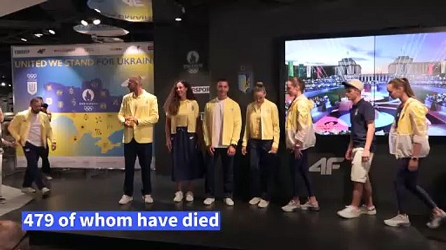 Ukraine showcase Olympic outfits ahead of Games marred by war