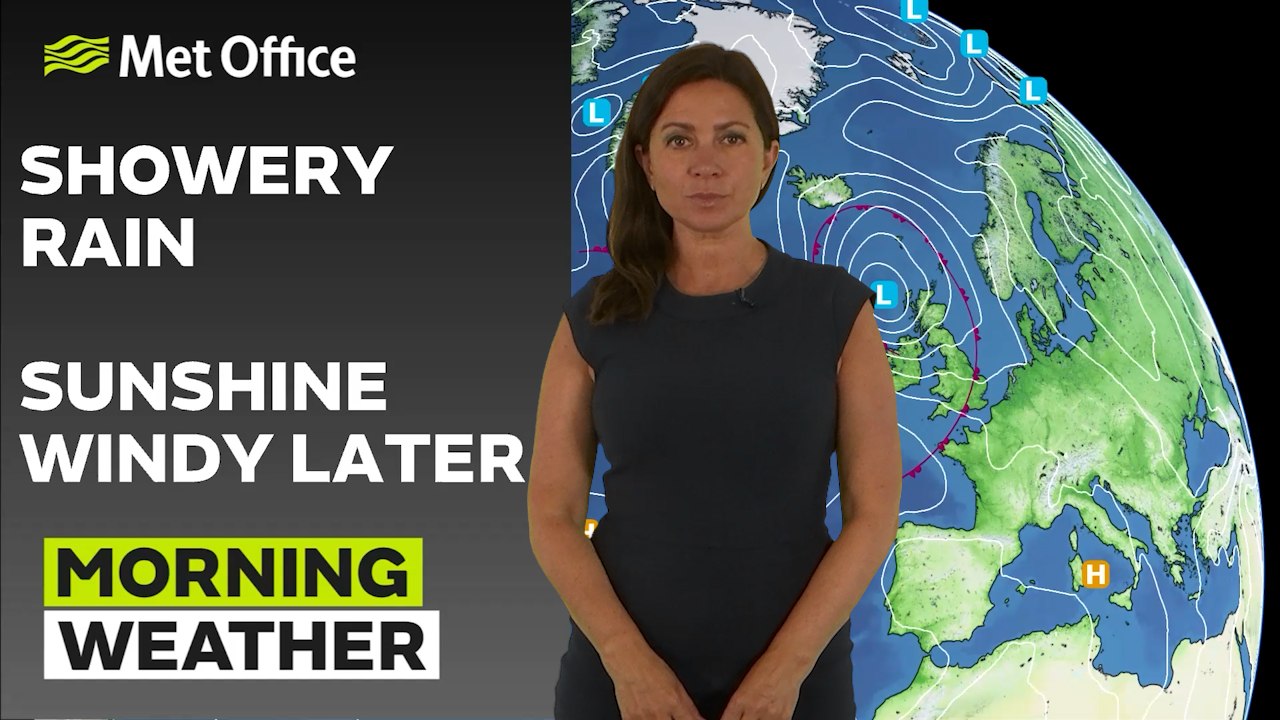Met Office Morning Weather Forecast 27/06/24 - Cloud, rain and strong winds