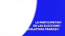 La participación en las elecciones legislativas francesas