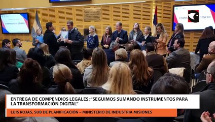 Entrega de compendios legales: “Seguimos sumando instrumentos para la transformación digital”