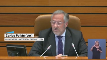 Desalojan a Gamarra de la bancada del PP en las Cortes de Castilla y León