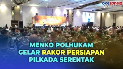 Rakor Persiapan Pilkada Serentak di Makassar, Menko Polhukam: Samakan Persepsi Agar Pilkada Damai