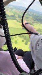 97-year-old woman's dreams come true after being treated to a helicopter ride on her birthday